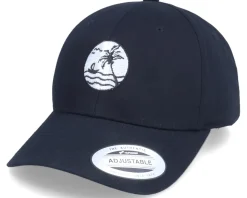 Ocean Sunset Logo Curved Black Adjustable - Abducted