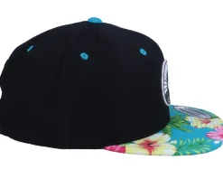 Ocean Sunset Patch Black/Hawaai Snapback - Iconic