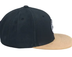 Ocean Sunset Patch Black/Suede Snapback - Iconic