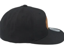Ocean Vibes Engraved Patch Black Snapback - Wild Spirit