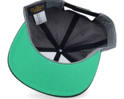 Odin Runes Patch Charcoal Grey/black Snapback - Vikings