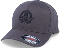 Odin Wolves Logo Dark Grey Flexfit - Vikings