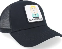Oh Hamburgers Butters Patch Black Trucker - South Park