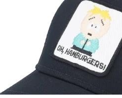 Oh Hamburgers Butters Patch Black Trucker - South Park