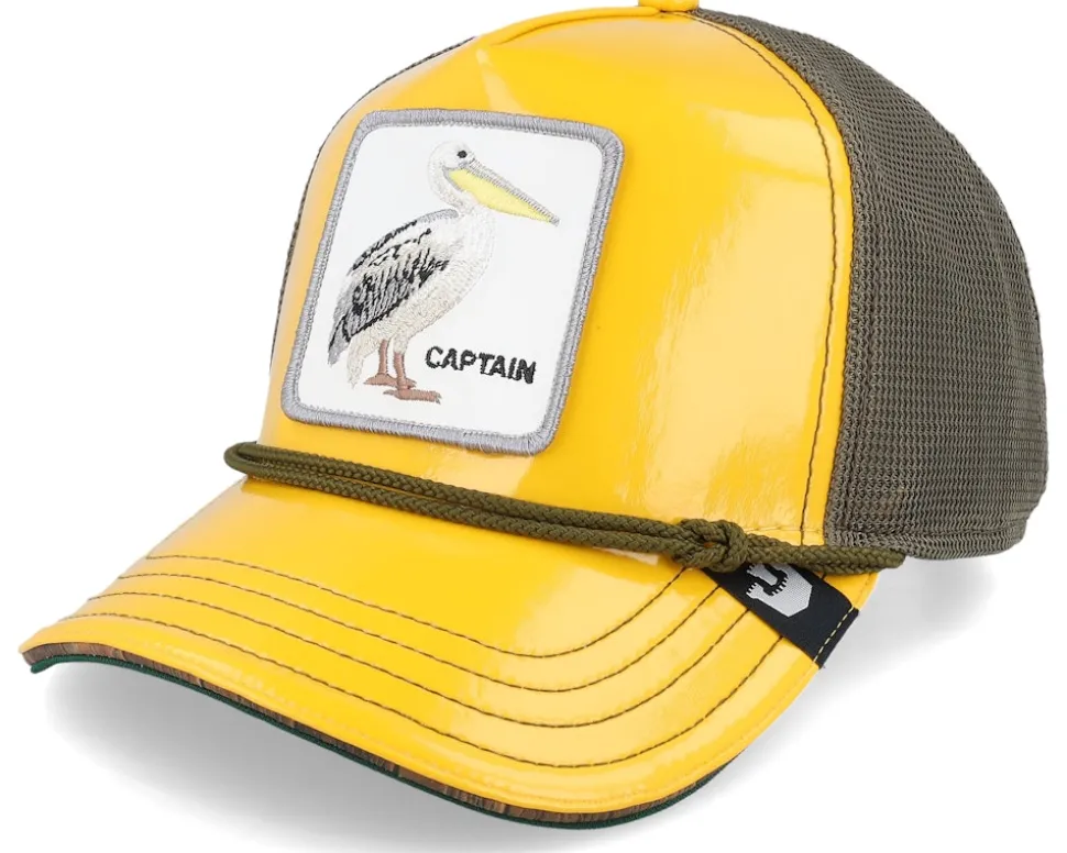 Ol Man Bert Nautical Nonsense Yellow A-Frame Trucker - Goorin Bros.