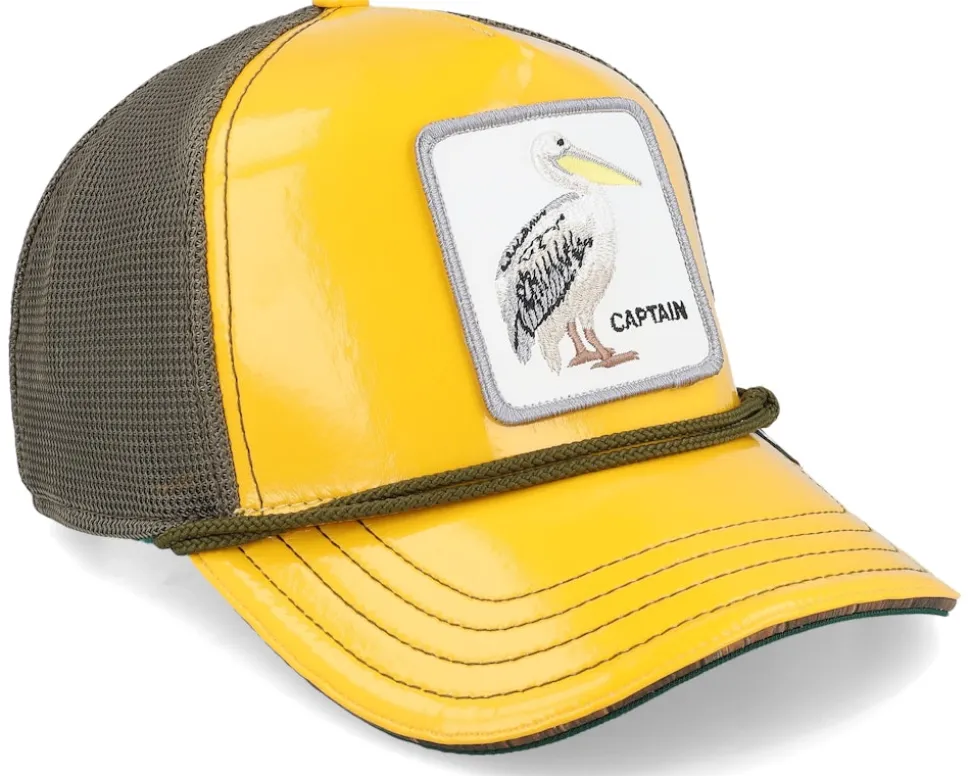 Ol Man Bert Nautical Nonsense Yellow A-Frame Trucker - Goorin Bros.