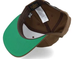 Old English B Brown Snapback - Bearded Man