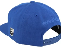 Old English B Patch Blue Snapback