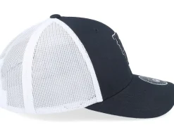 Old English Logo 2 Tone Black/White Trucker - Bearded Man