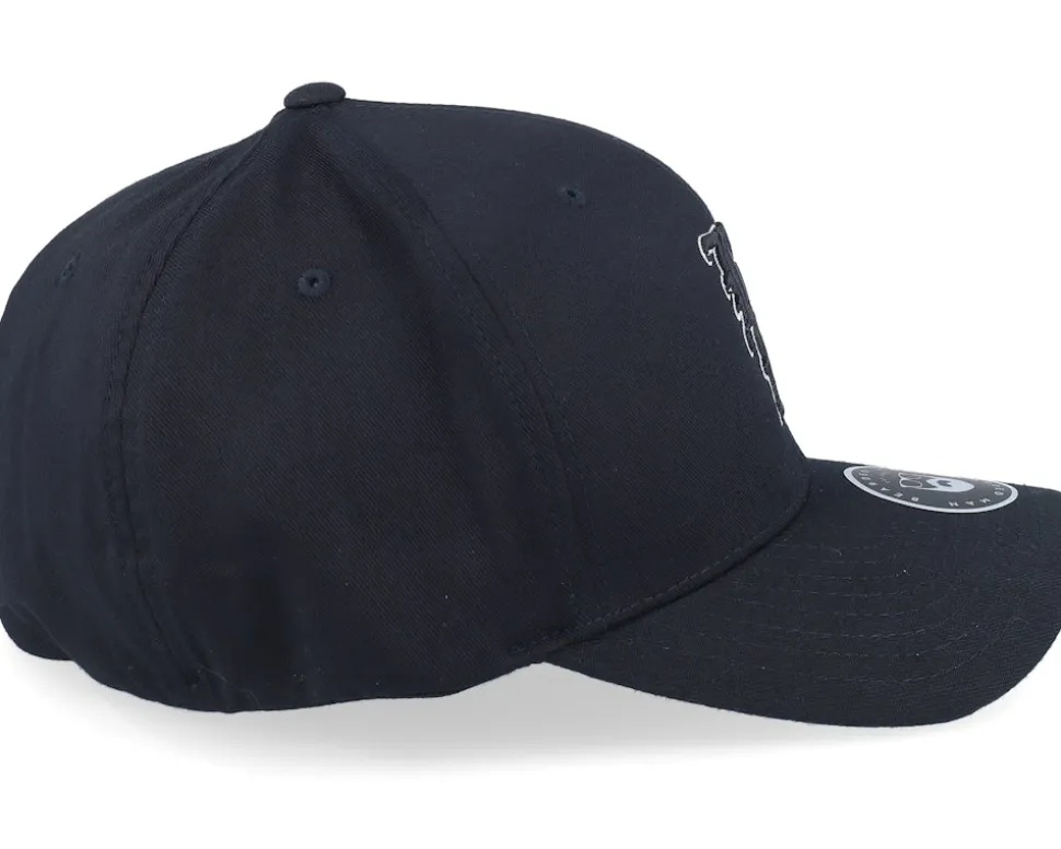 Old English Logo Black Flexfit - Bearded Man