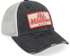 Old Milwaukee Orville Black/Stone Trucker - American Needle