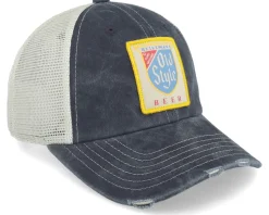 Old Style Orville Stone Navy Trucker - American Needle