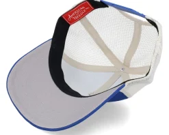 Old Style Valin Royal/Ivory Trucker - American Needle