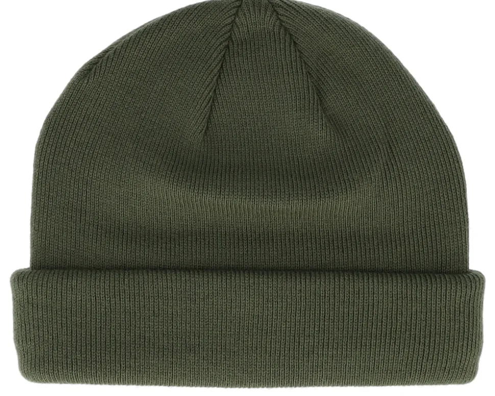 Olive Green Recycled Mini Fisherman Short Beanie - Beechfield