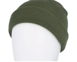 Olive Green Recycled Mini Fisherman Short Beanie - Beechfield