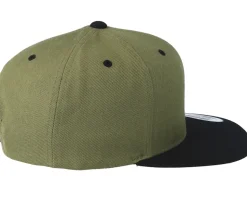 Olive/Black Snapback - Yupoong