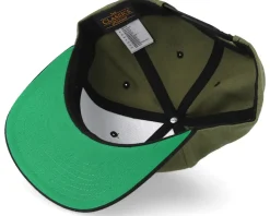 Olive/Black Snapback - Yupoong