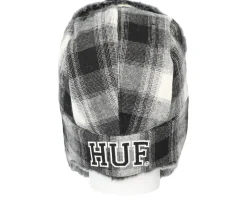 Ombre Plaid Aviator Hat Black Trapper - HUF