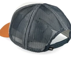 Omnipotent Snow White/Navy/Orange Foam A-Frame Trucker - Quiksilver