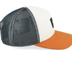 Omnipotent Snow White/Navy/Orange Foam A-Frame Trucker - Quiksilver