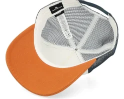 Omnipotent Snow White/Navy/Orange Foam A-Frame Trucker - Quiksilver