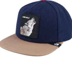 One Pack Wildlife Navy/Camel Snapback - Goorin Bros.