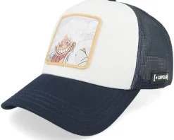 One Piece Gear Purple/White/Black A-Frame Trucker - Capslab