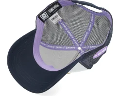 One Piece Gear Purple/White/Black A-Frame Trucker - Capslab