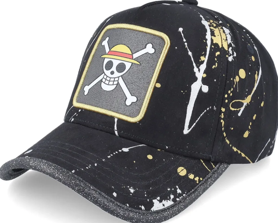 One Piece Logo Black A-Frame Adjustable - Capslab