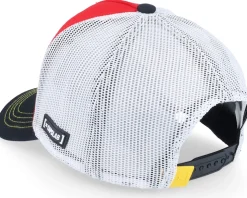 One Piece Logo Red/Black/White Trucker - Capslab
