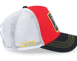 One Piece Logo Red/Black/White Trucker - Capslab