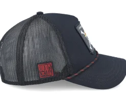 One Piece Straw Hat Crew Black A-Frame trucker - Capslab
