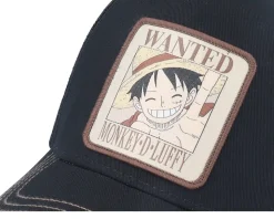 One Piece Wanted Black/Brown Trucker - Capslab