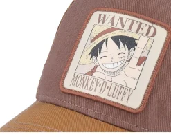One Piece Wanted Brown Trucker - Capslab