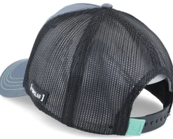 One Piece Zoro Grey/Black A-Frame Trucker - Capslab