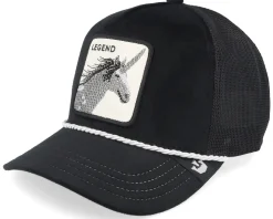 Onyx Legend Velvet Jewel Tones Black A-Frame Trucker - Goorin Bros.