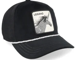 Onyx Legend Velvet Jewel Tones Black A-Frame Trucker - Goorin Bros.