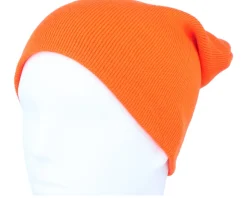 Orange Long Blank Beanie - Beechfield