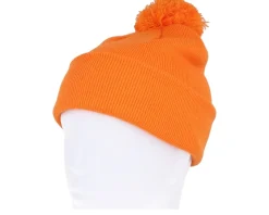 Orange Pom Blank Beanie - Beechfield