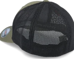 Organic Aloha Sunset Olive Mesh Flexfit - Iconic