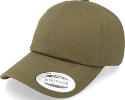 Organic Burnt Olive Dad Cap - Yupoong