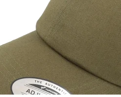 Organic Burnt Olive Dad Cap - Yupoong