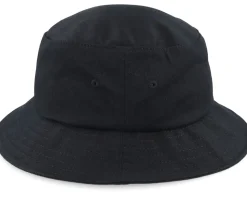 Organic Cotton Black Bucket - Flexfit