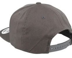 Organic Cotton Dark Grey Snapback - Yupoong