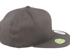 Organic Cotton Dark Grey Snapback - Yupoong