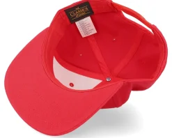 Organic Cotton Red Snapback - Yupoong