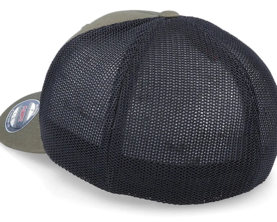 Organic Fair Logo Trucker Olive/Black Flexfit - Fair