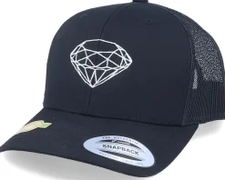 Organic Great Star Diamond Black Trucker - Iconic