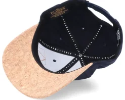 Organic Lines Baseball Cap Dark Blue/Cork Adjustable - Picture