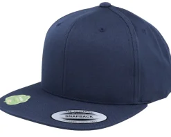 Organic Navy Snapback - Yupoong